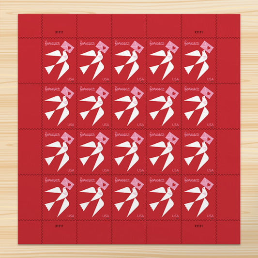 Love 2024 Stamps, Sheet of 100