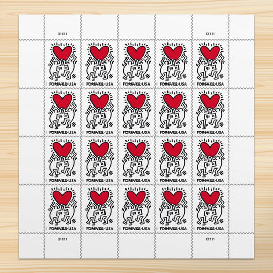 Love 2025 Stamps, Sheet of 100