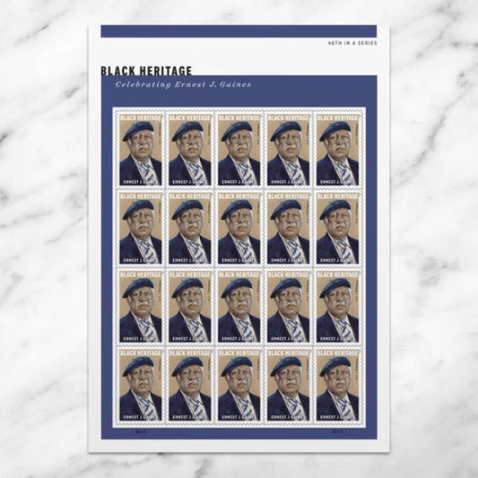 Ernest J. Gaines Stamps, Sheet of 100